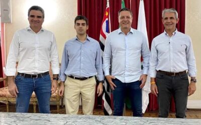 Felipe D’Avila e Mitraud têm agenda com prefeito de Santos